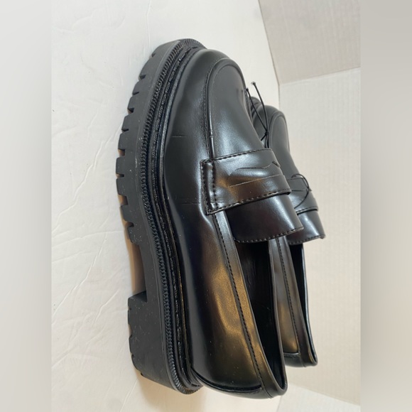 H&M Women’s Chunky-soled loafers Black Size 38/US 7 “as is” - Picture 4 of 11